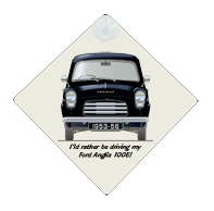 Ford Anglia 100E 1953-56 Car Window Hanging Sign